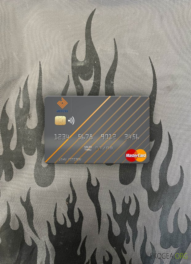 Gambia Access Bank mastercard photolook recto